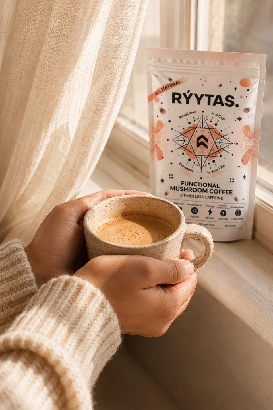 A RÝYTAS morning with coffee