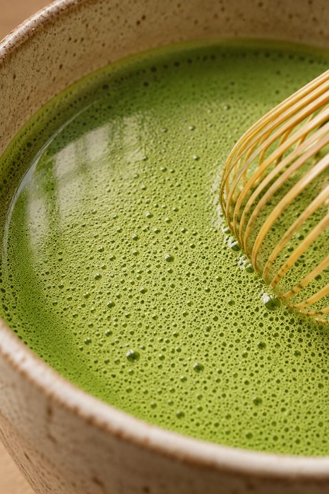 Matcha foam